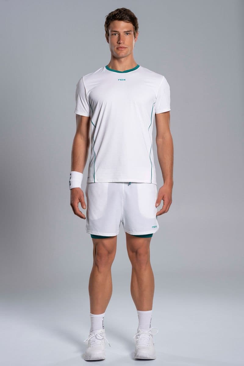 T-Shirt Pro White/Ivy Green